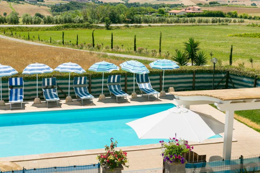 Agriturismo Case Nuove Castellina Marittima Eksteriør billede